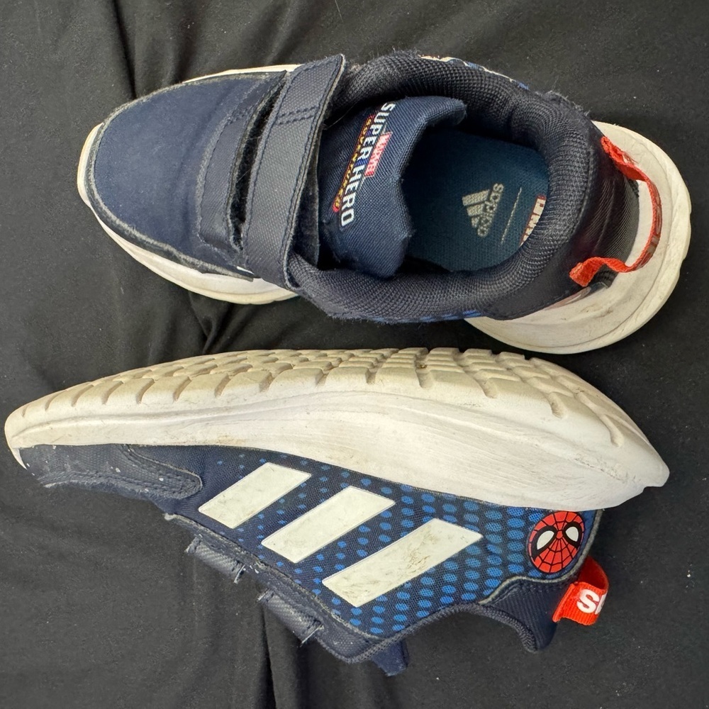 Marvel Spider-Man Kids' Sneakers - Navy and White - Picture 3 of 6